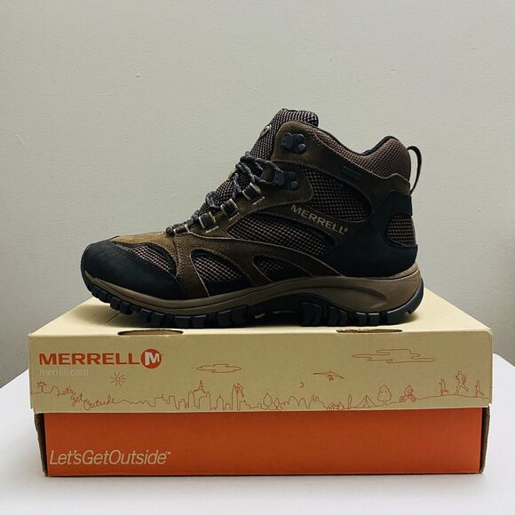 MERRELL Phoenix Mid Waterproof Men\'s Hiking Outdoor Boots J39355 Choco Size 11.5 main image 7